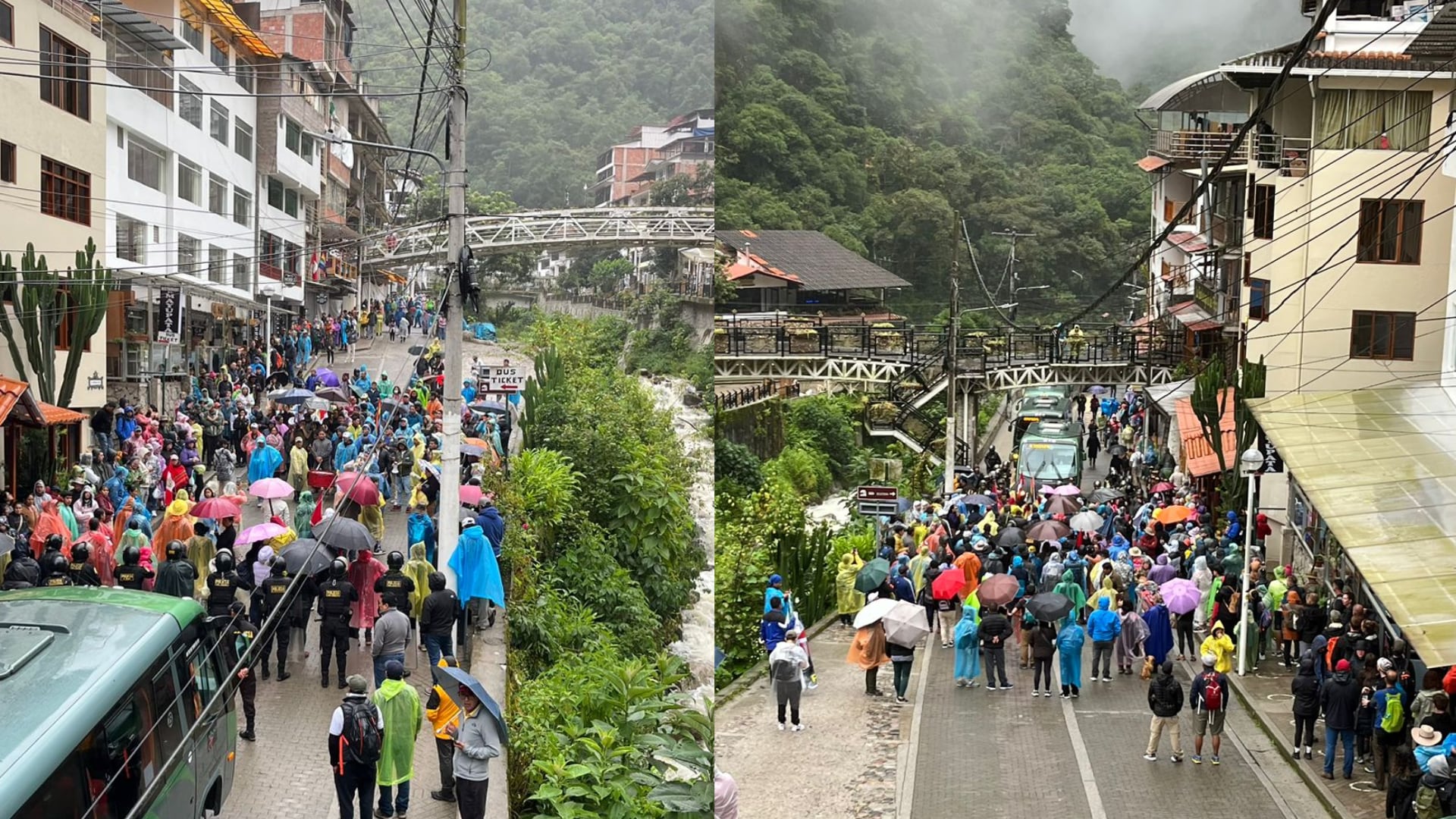 Acción colectiva de protesta en Machu Picchu se radicaliza.