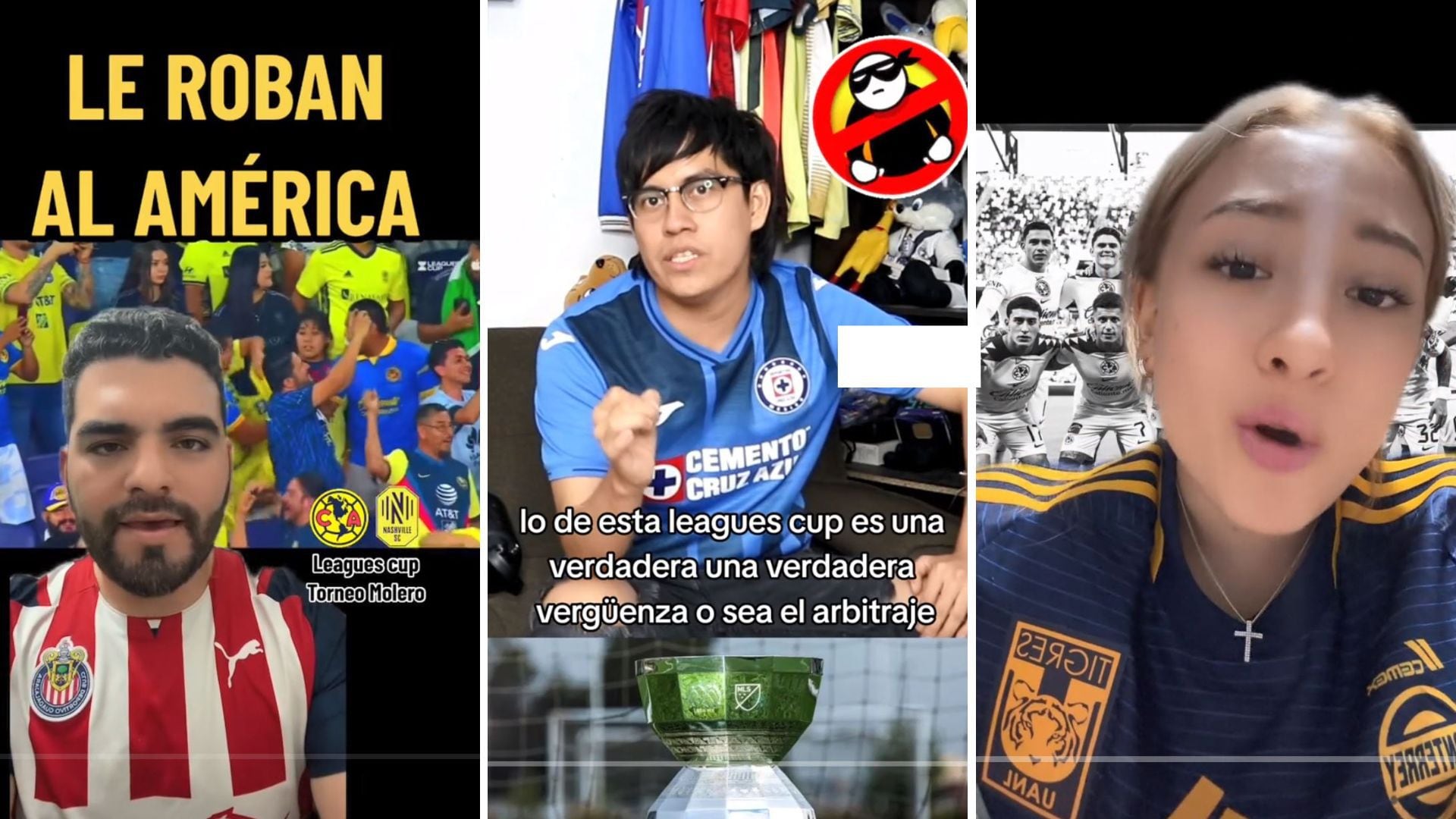 “una Vergüenza” Aficionados De Chivas Cruz Azul Y Tigres Arremeten Contra La Leagues Cup Por 8150