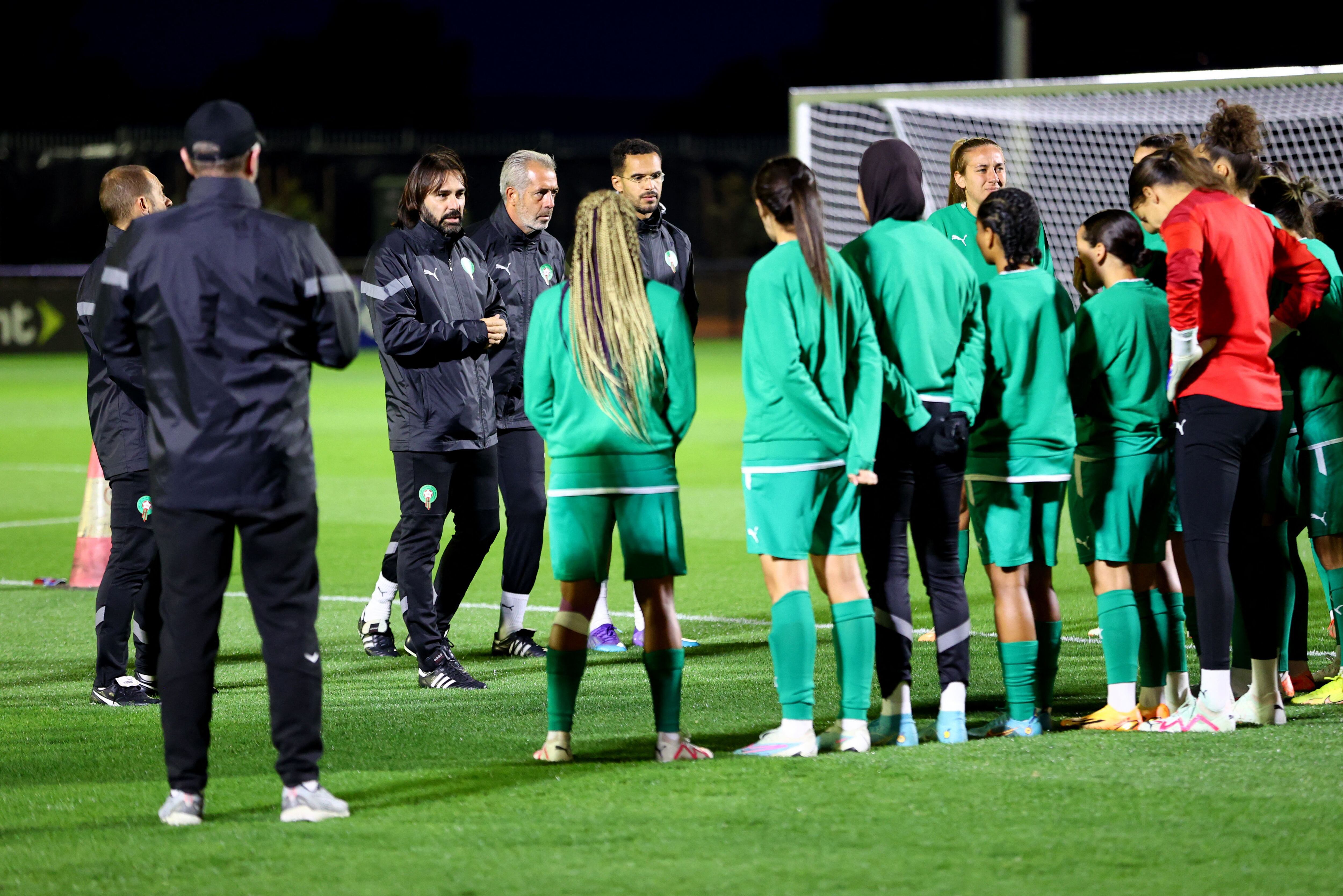 Reynald Pedros espera que Marruecos haga un gran partido ante Colombia para alcanzar los octavos del Mundial Femenino. Foto: REUTERS/Luisa González