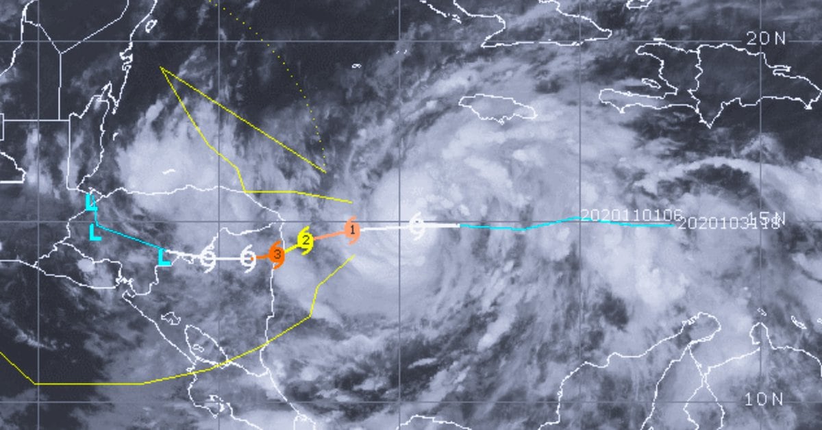 El huracán ETA ya es de categoría 4: su potencial catastrófico sigue aumentando con vientos de 215 km / h