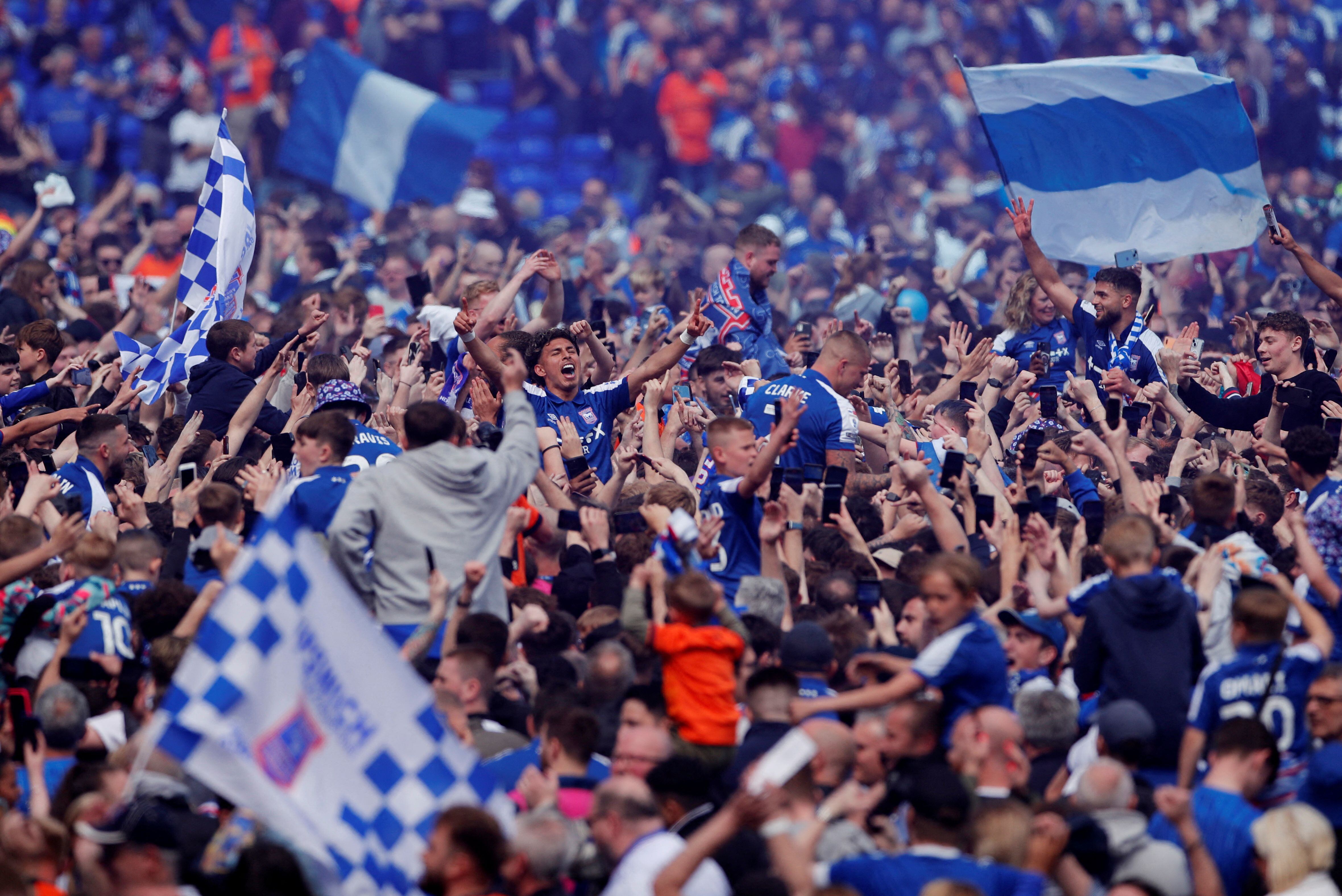 Ipswich Town regresó a la Premier League tras 22 años (Reuters/Andrew Couldridge)