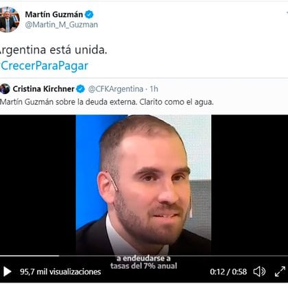  El ministro Guzmán responde y el apoyo de Cristina Kirchner