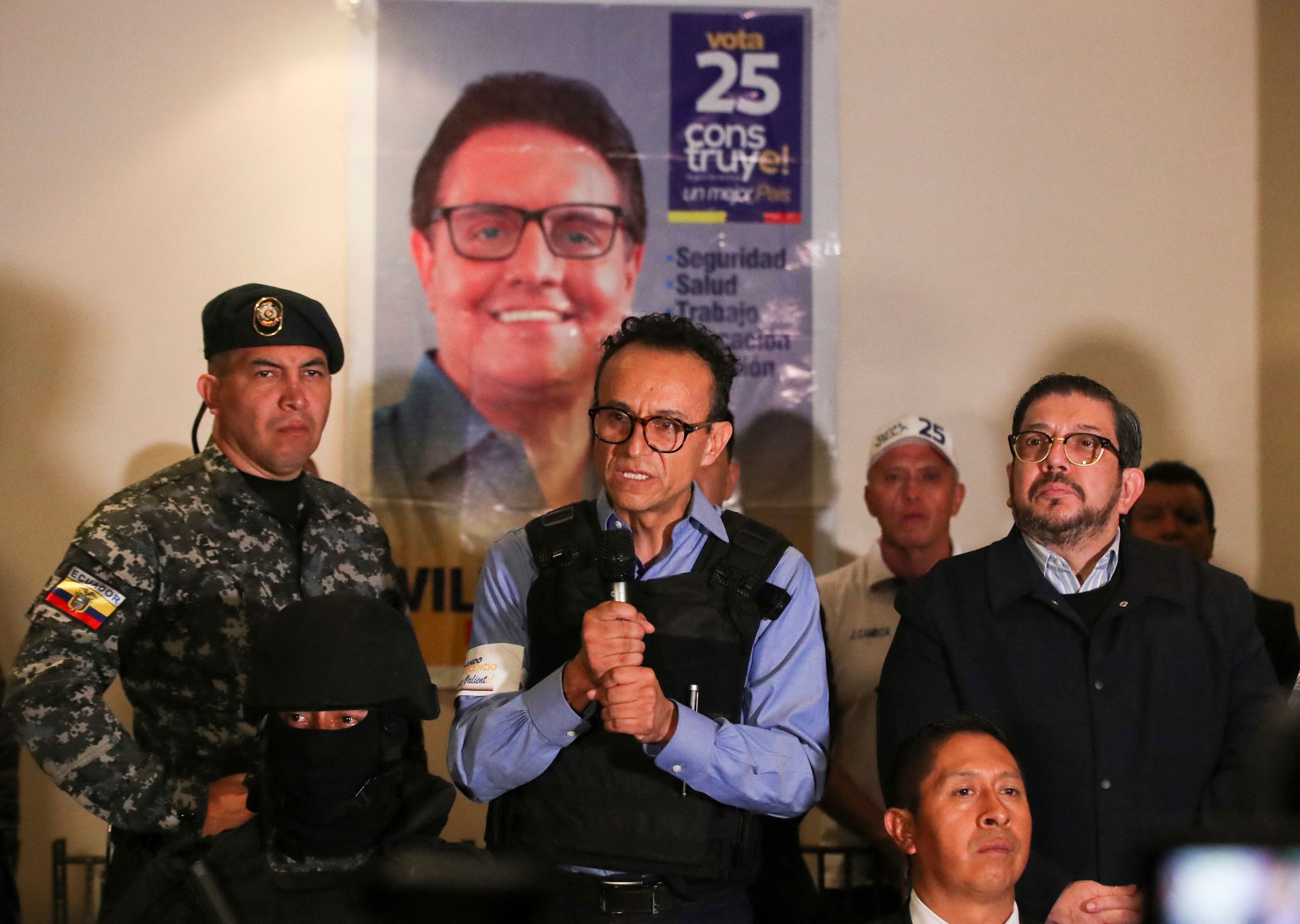 Christian Zurita abandonará Ecuador luego de cumplir con varias responsabilidades del proyecto político de Fernando Villavicencio. (REUTERS/Henry Romero)