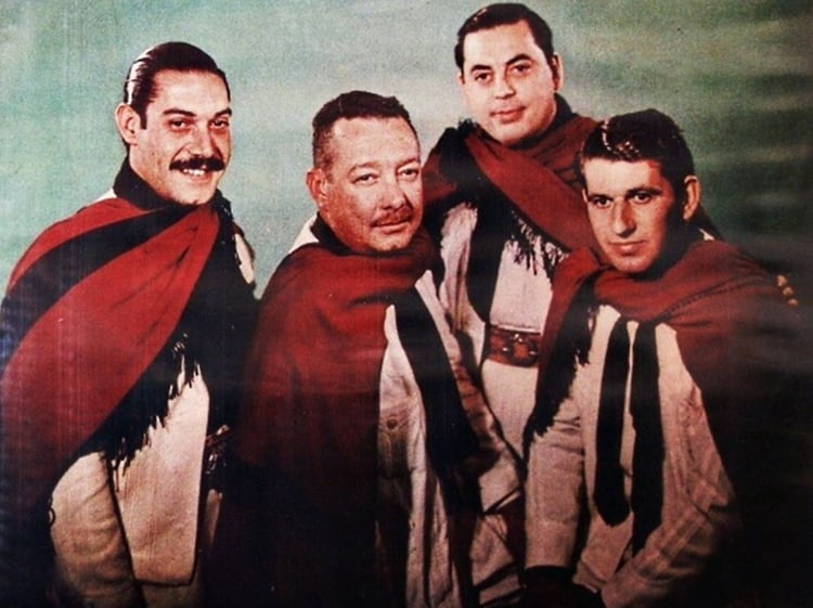 Víctor Jose Zambrano, Ricardo Federico Dávalos, Juan Carlos Saravia y Ernesto Cabeza