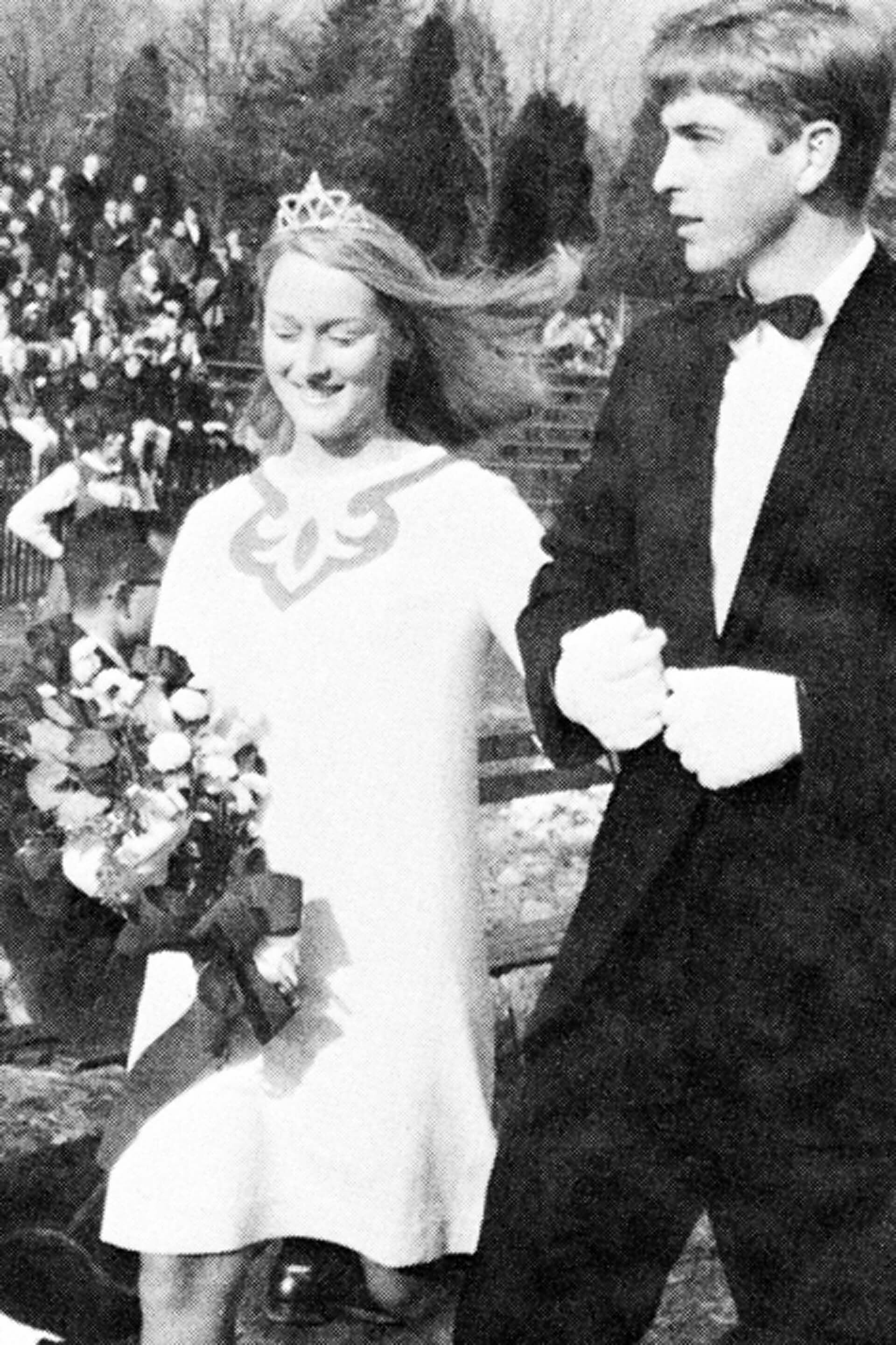 Meryl Streep fue coronada reina en su graduación del colegio secundario en 1967 