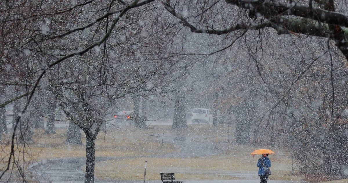 Fin de semana de lluvia, nieve y heladas: hasta cuándo durará el