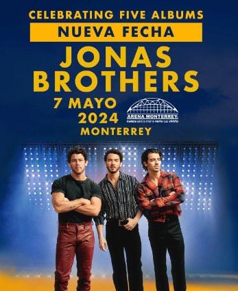La segunda fecha de Jonas Brothers en Monterrey. (Captura)