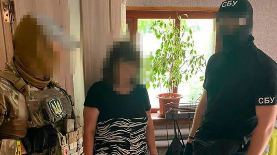 La mujer detenida por los Servicios de Seguridad de Ucrania