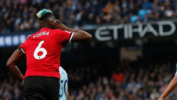 REUTERS/Russell Cheyne Paul Pogba celebra tras anotar un gol