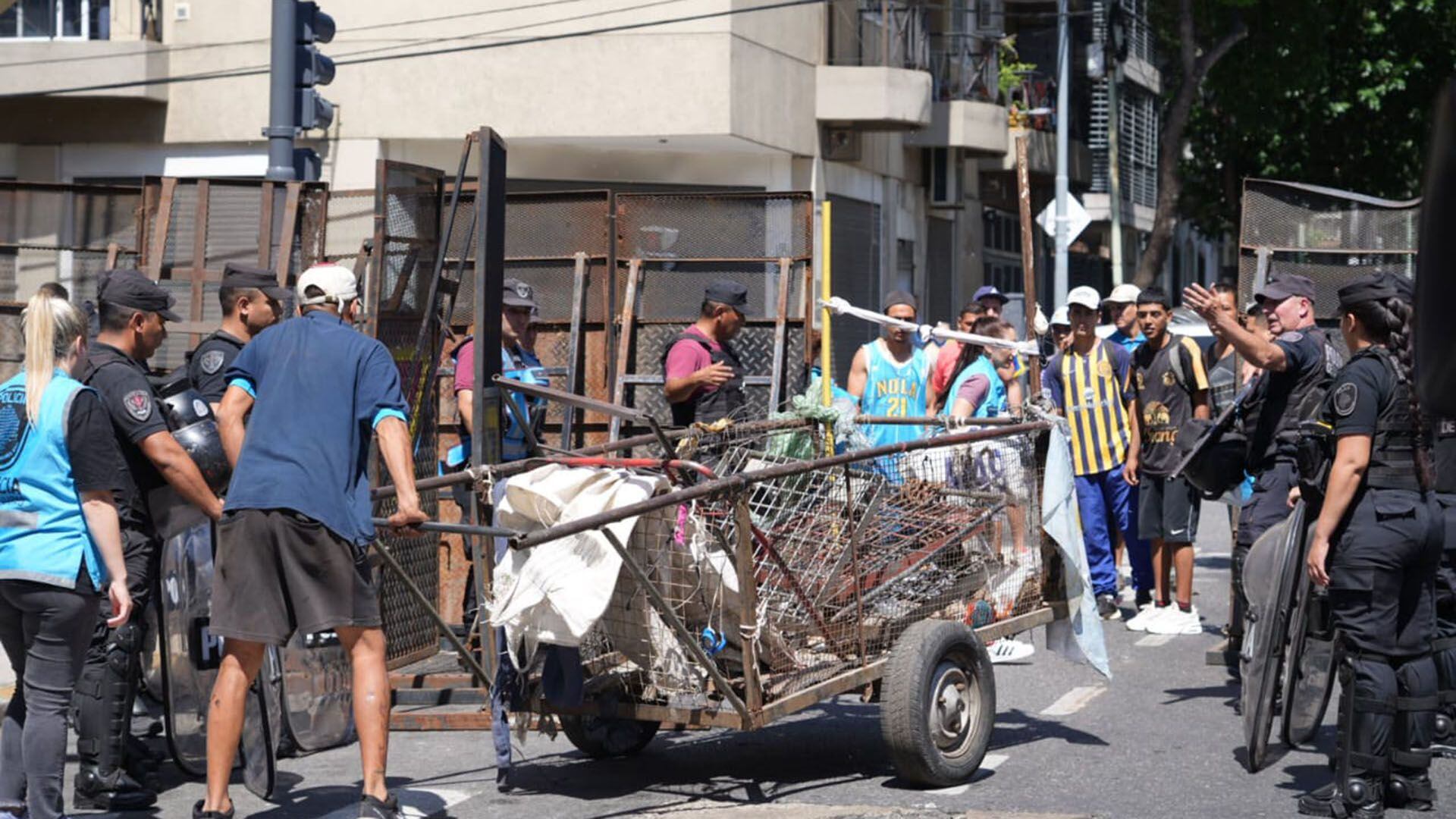 desalojo cooperativa cartoneros once policia de la ciudad portada