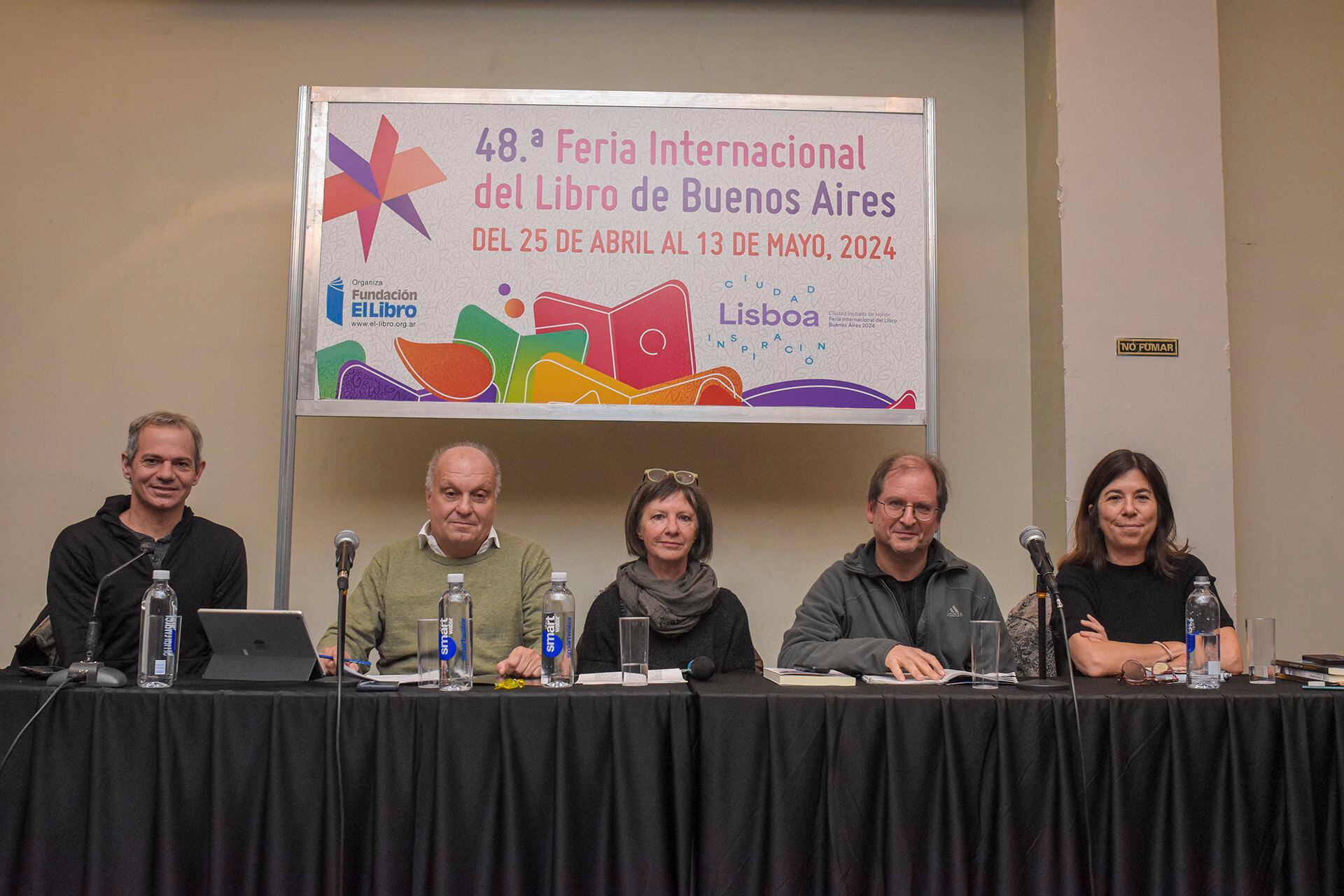 Debate en la Feria, Lucas Llach, Hernán Lombardi, Alejandra Laurencich, Martín Kohan, María O'Donnell