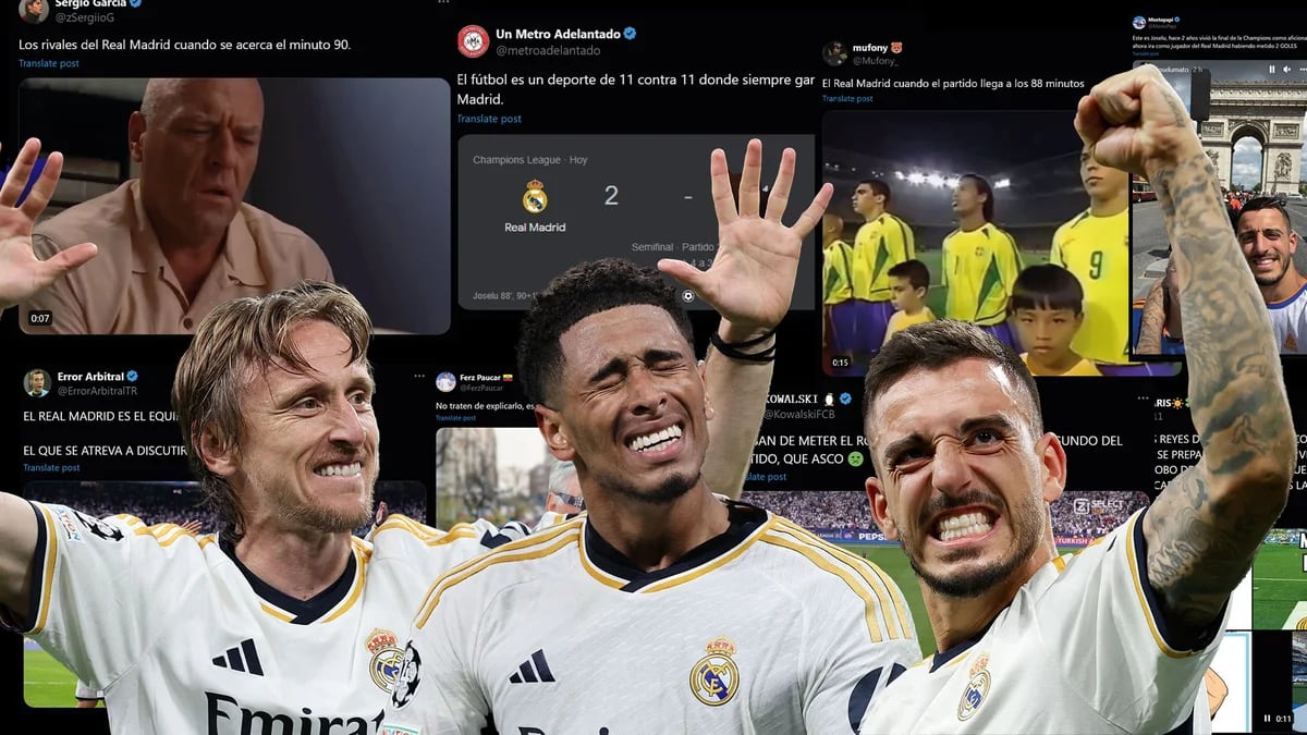 Los memes tras la épica clasificación del Real Madrid a la final de la Champions: la mística copera, la polémica arbitral y Joselu, los protagonistas