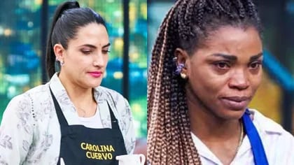 La actriz Carolina Cuervo echó a Caterine Ibargüen durante un desafío de MasterChef Celebrity - crédito RCN