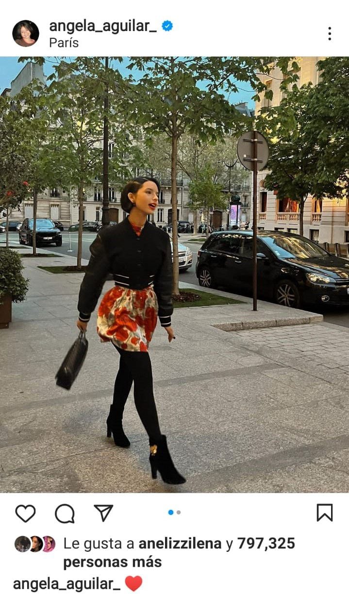 Angela Aguilar fell in love with a sophisticated look in Paris after a  scandal with Gussy Lau - Infobae