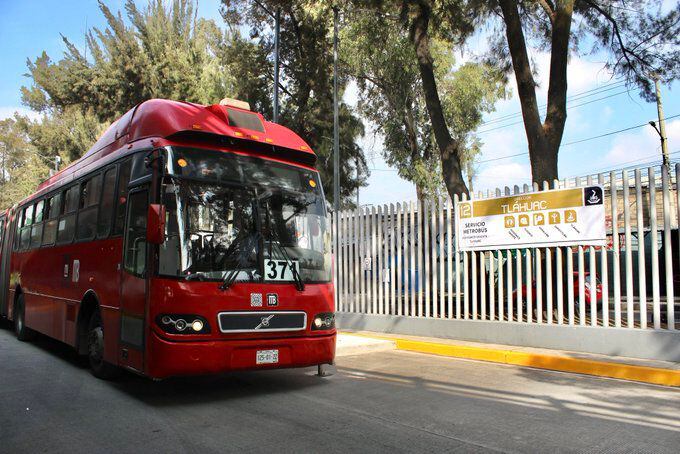 Unidad del Metrobús de la CDMX