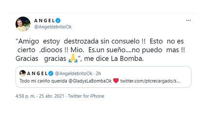 Ángel De Brito confirmó la muerte de la hermana de Gladys La Bomba Tucumana