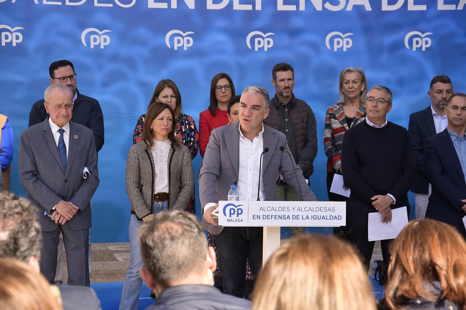 27/01/2024 El vicesecretario de Coordinación Autonómica y Local del PP, Elías Bendodo, en un acto en Málaga POLITICA ANDALUCÍA ESPAÑA EUROPA MÁLAGA PP 