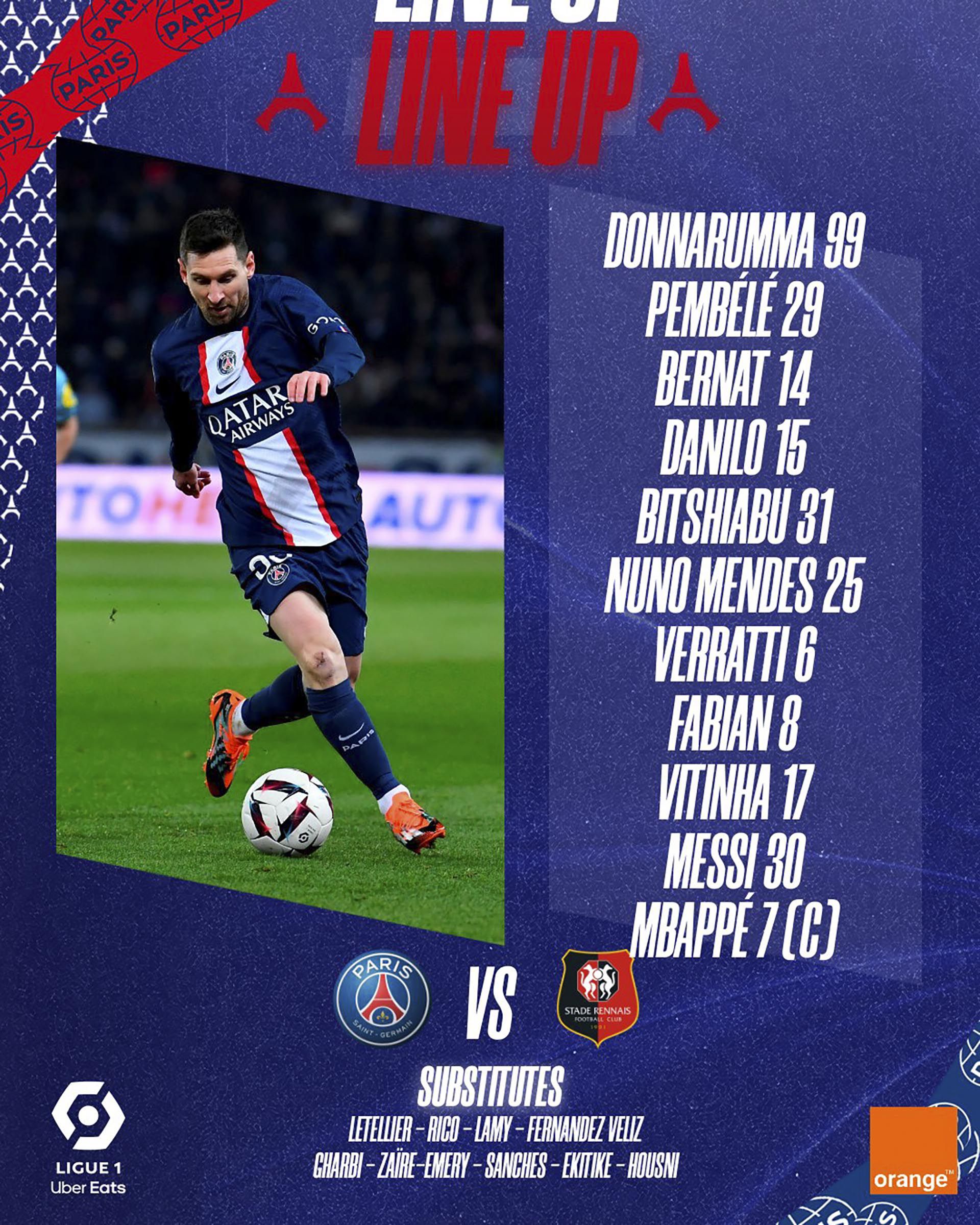 Titulares PSG