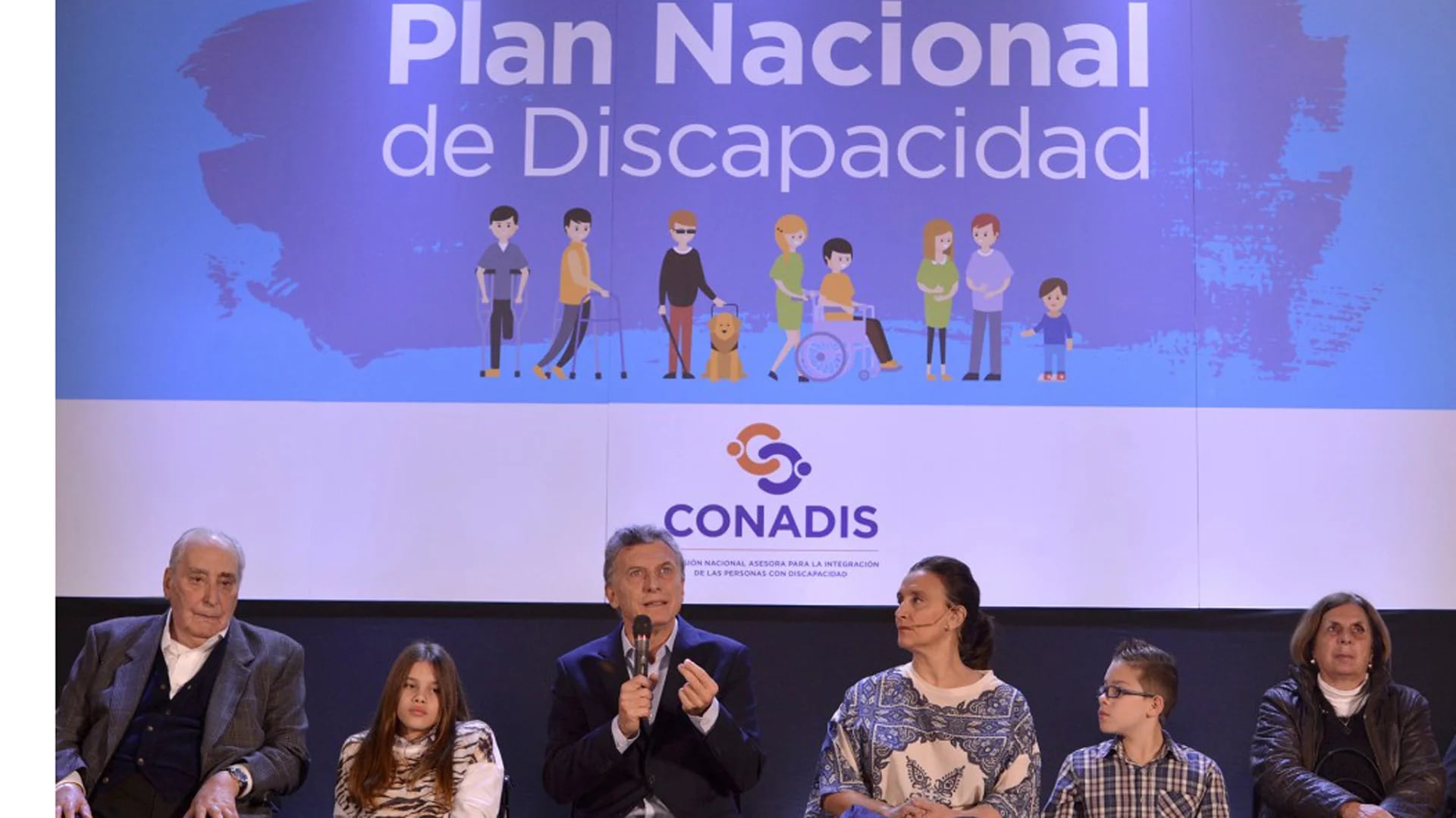 El Presidente Macri detalló el plan y pidió la integración de los discapacitados (Presidencia)