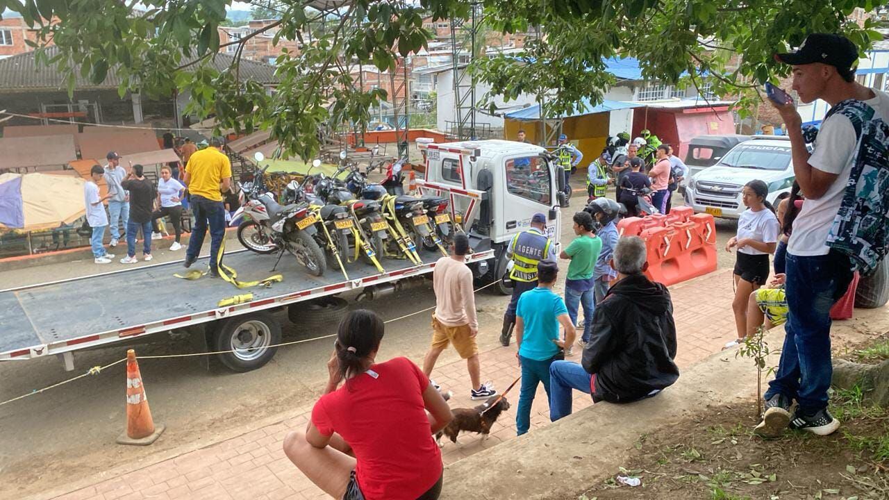 Los uniformados resultaron fuertemente golpeados en la asonada - crédito Facebook