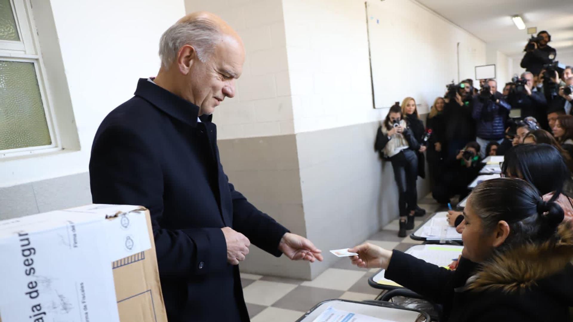 El candidato a gobernador bonaerense de Juntos, Néstor Grindetti 