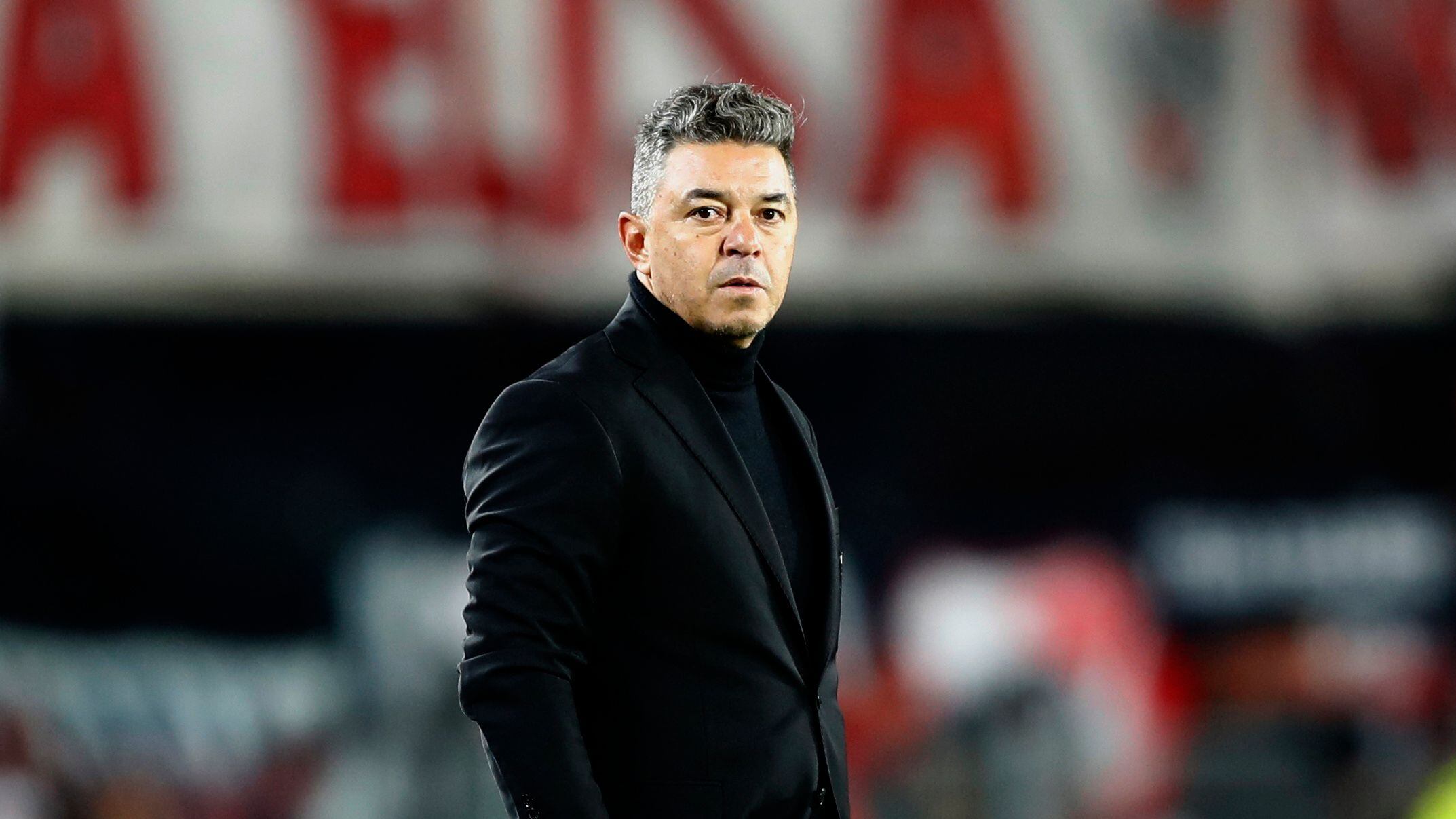 Marcelo Gallardo sorprendió e incluyó a Pity Martínez en la nómina de River Plate que viajará a Brasil para disputar la primera semifinal de Copa Libertadores (REUTERS/Cristina Sille)