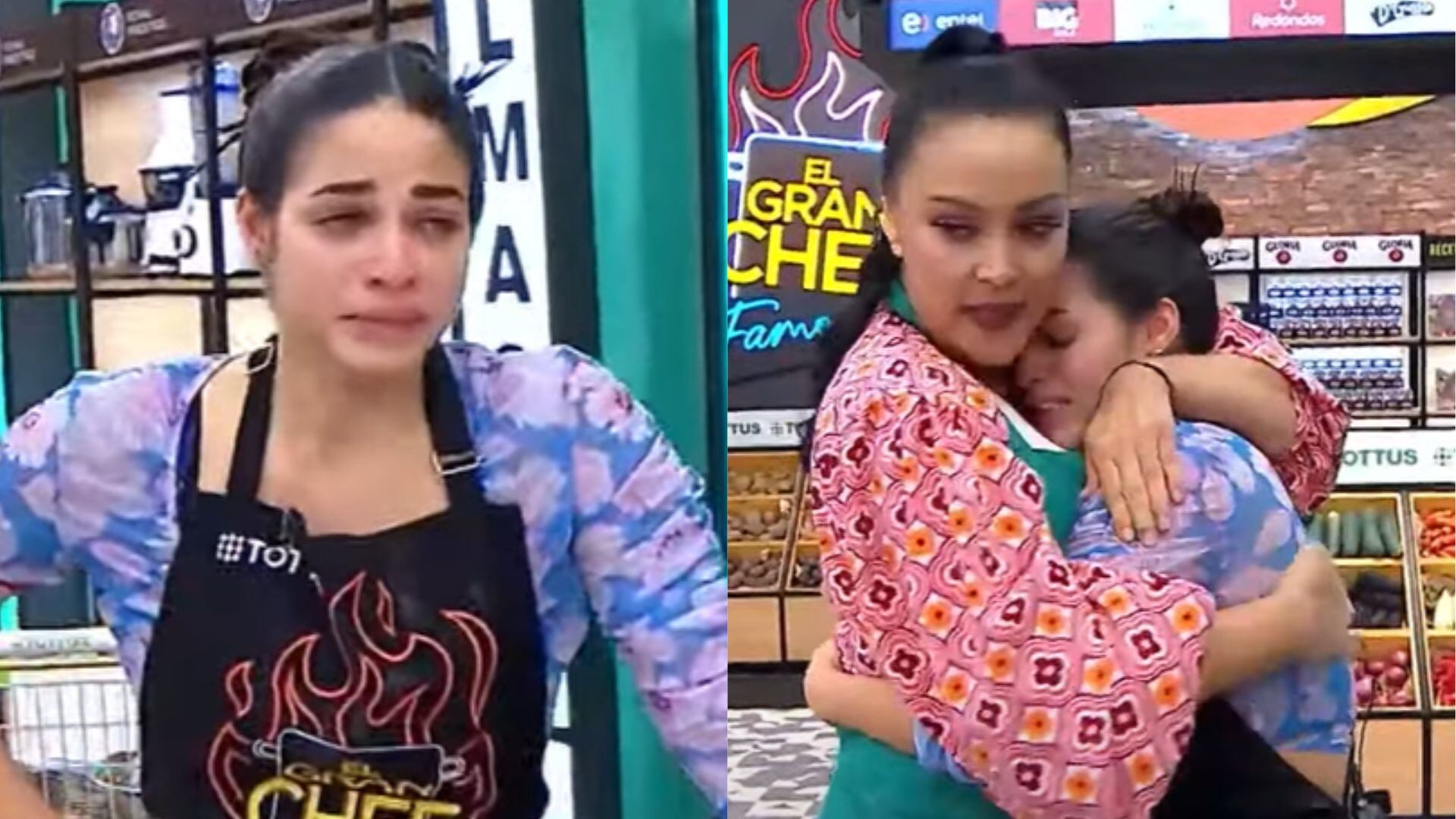 Sirena Ortiz rompió en llanto en 'El Gran Chef Famosos'. Créditos - Captura de Latina TV