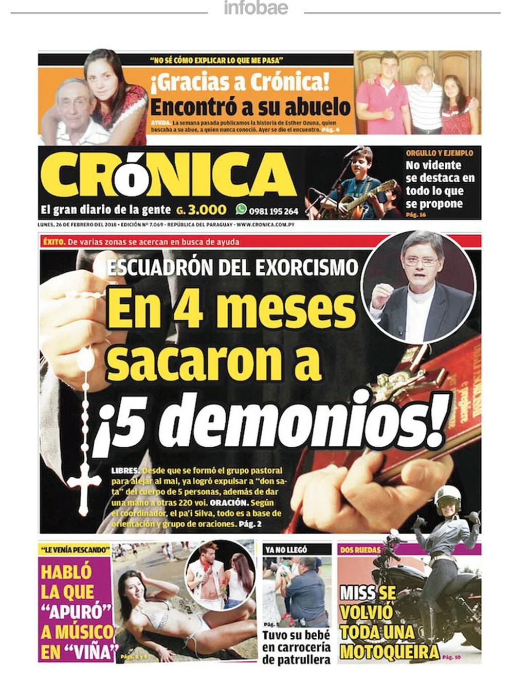 Crónica Paraguay 26 De Febrero De 2018 Infobae 9607