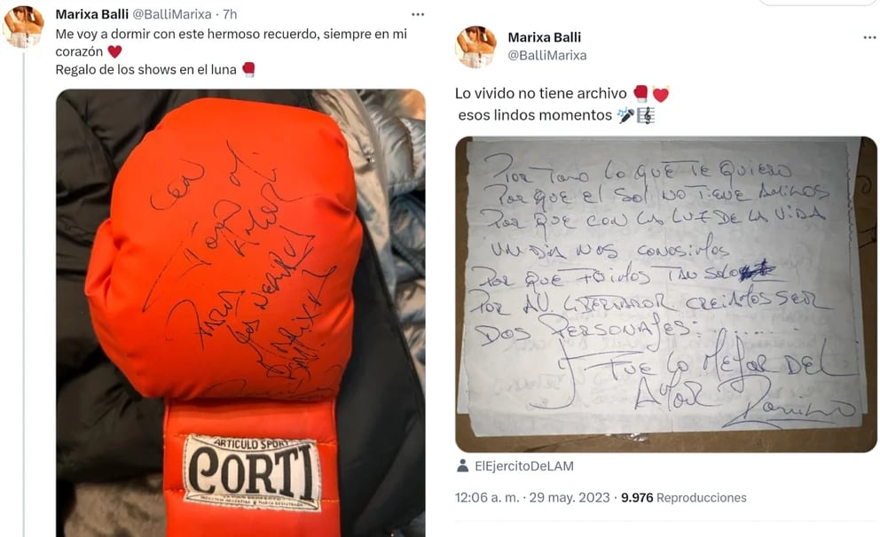 Marixa Balli Mostró Los Regalos íntimos Que Le Hizo Rodrigo Y Probó Ser La Musa Inspiradora De