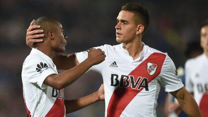 River busca extender los vínculos de Nicolás De La Cruz y Rafael Santos Borré (River oficial)