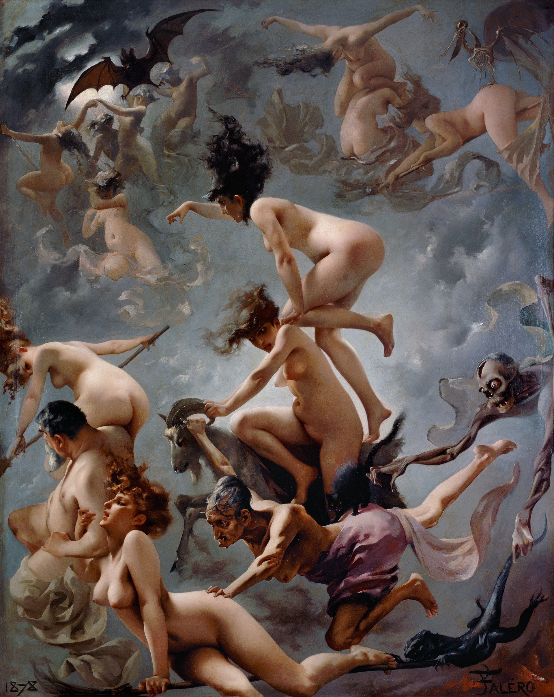 La Belleza De La Semana “brujas Yendo Al Sabbath” De Luis Ricardo Falero Infobae 8766