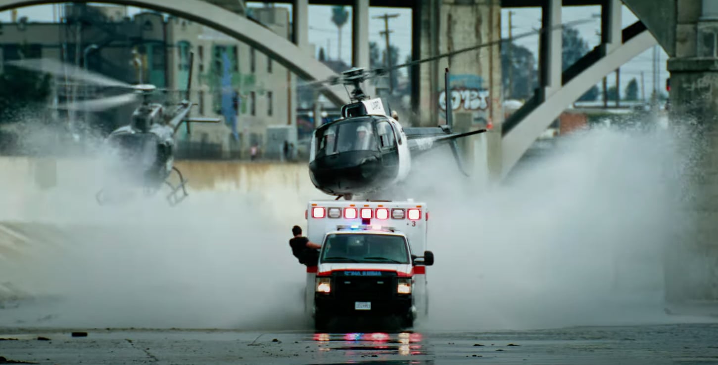 Images from “Ambulance”, the new film by Michael Bay