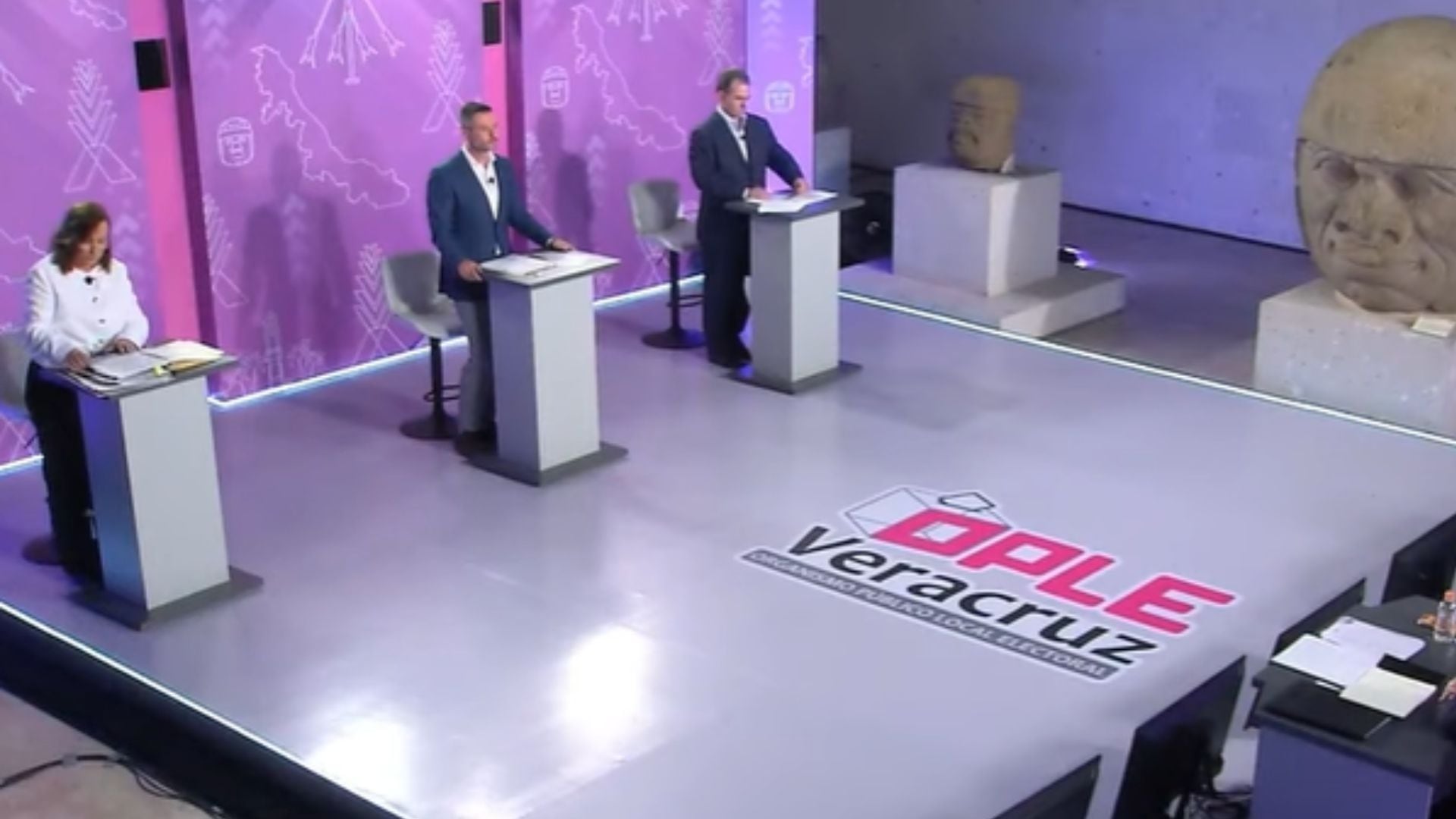 En vivo: el segundo debate de Veracruz con Rocío Nahle, Pepe Yunes y Polo Deschamps.