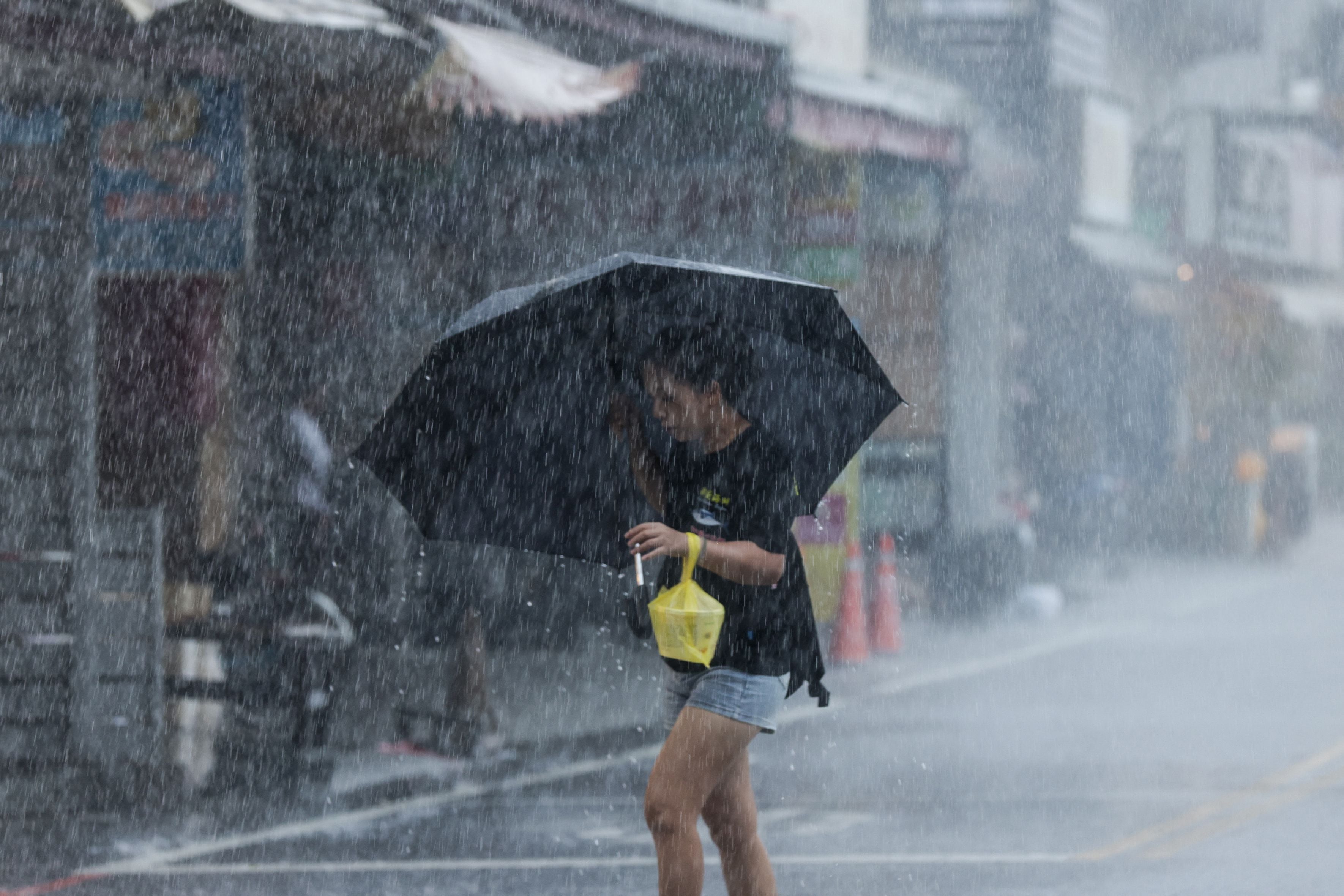 Lluvias torrenciales en Yilan (AFP)