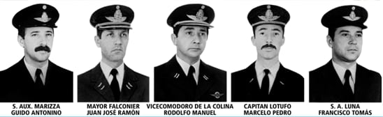 Los caídos del 7 de junio. Esas muertes fue un duro golpe para el escuadrón.