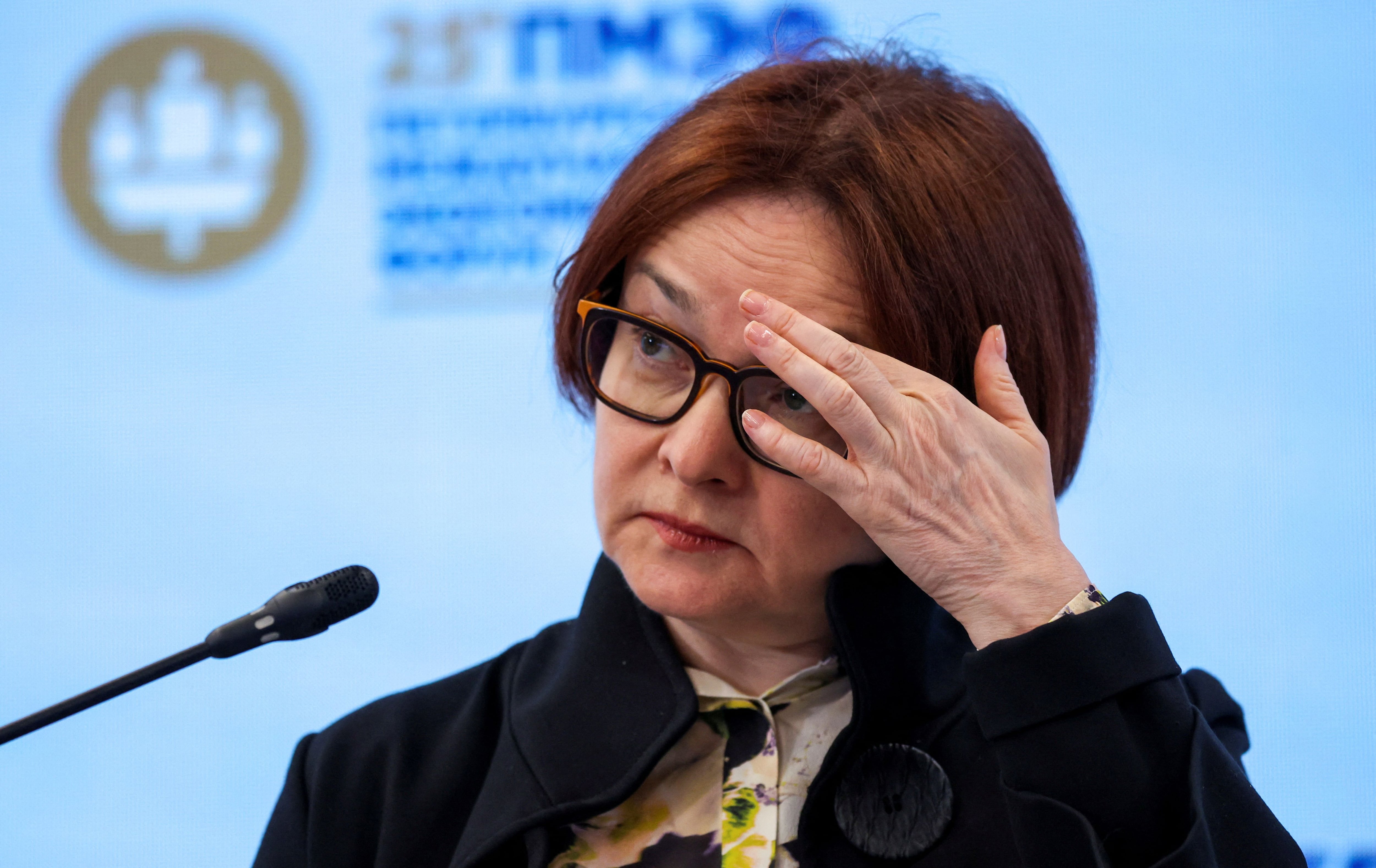 Elvira Nabiullina, titular del Banco Central (Reuters)