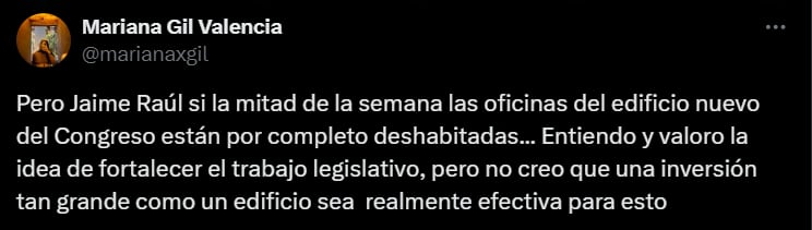 Las críticas de los internautas no han esperado ante el anuncio de Jaime Salamanca - crédito red social X