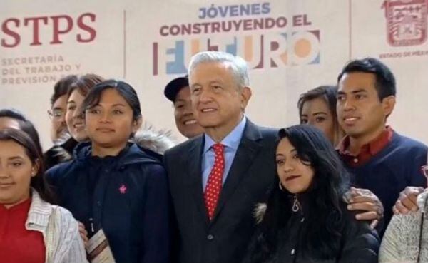 López Obrador en la inauguración del Programa Jóvenes Construyendo el Futuro. (Cuartoscuro)