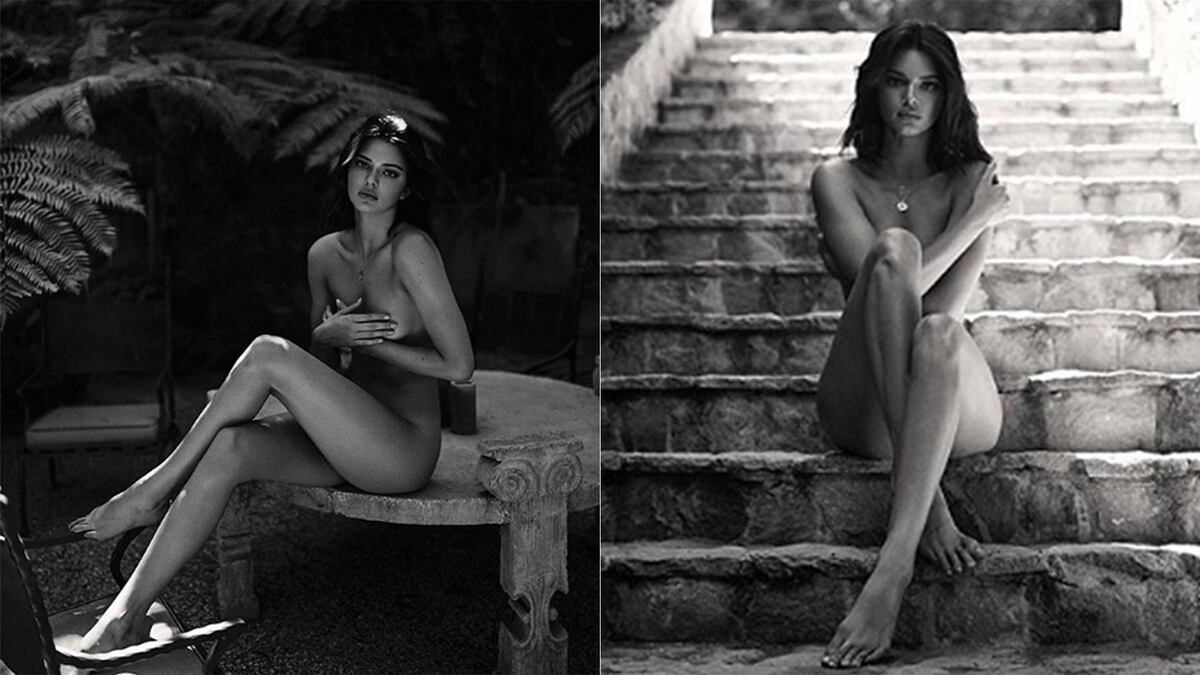 Kendall Jenner Posó Totalmente Desnuda Y Mostró Las Fotos En Instagram Infobae 