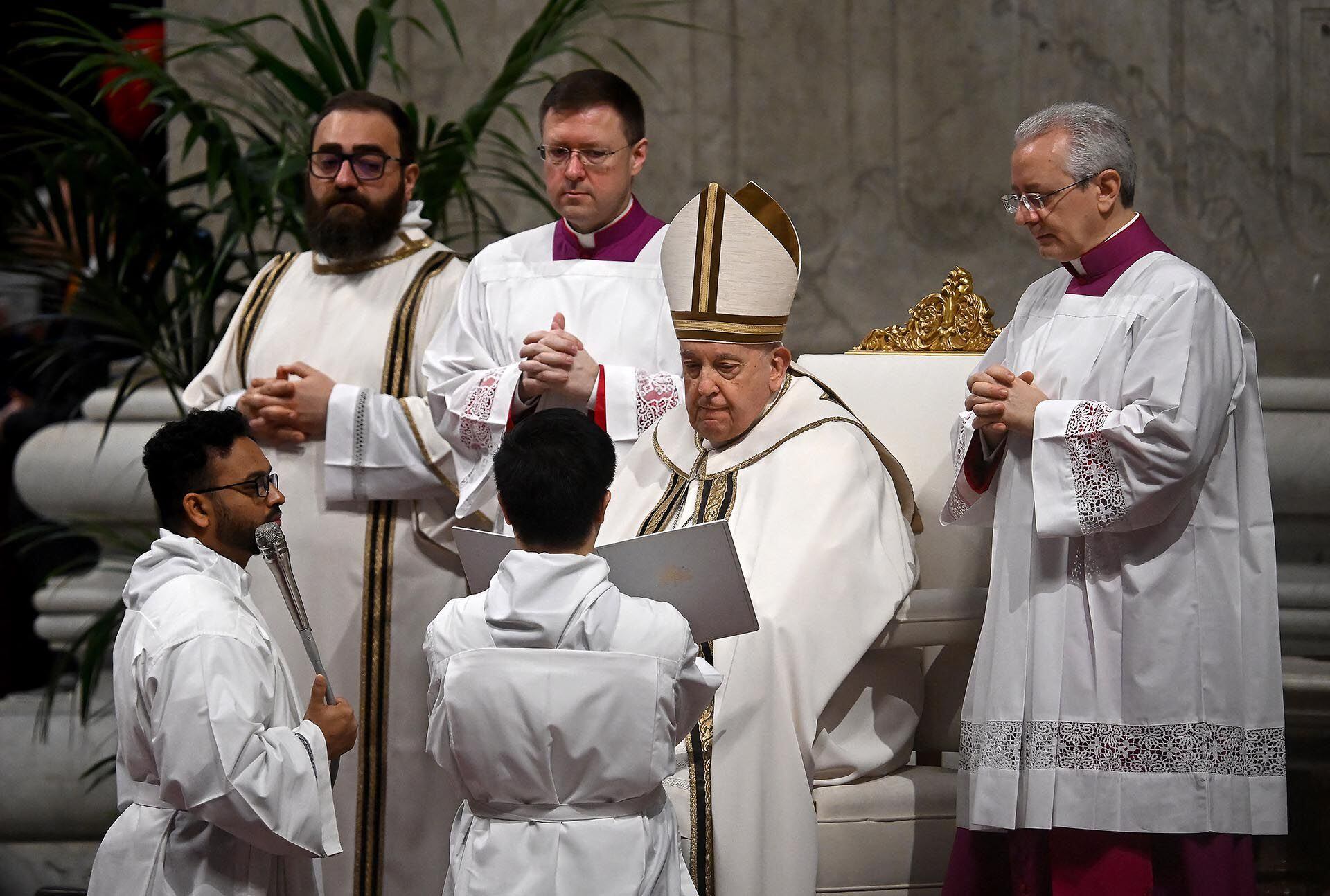 Ceremonia de canonización de Mama Antula