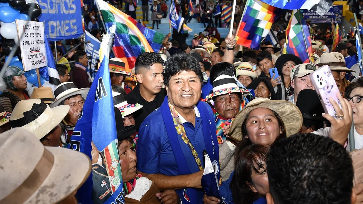 Interna en Bolivia: Evo Morales defendió la legalidad de congreso del MAS ante la inasistencia del Tribunal Supremo Electoral