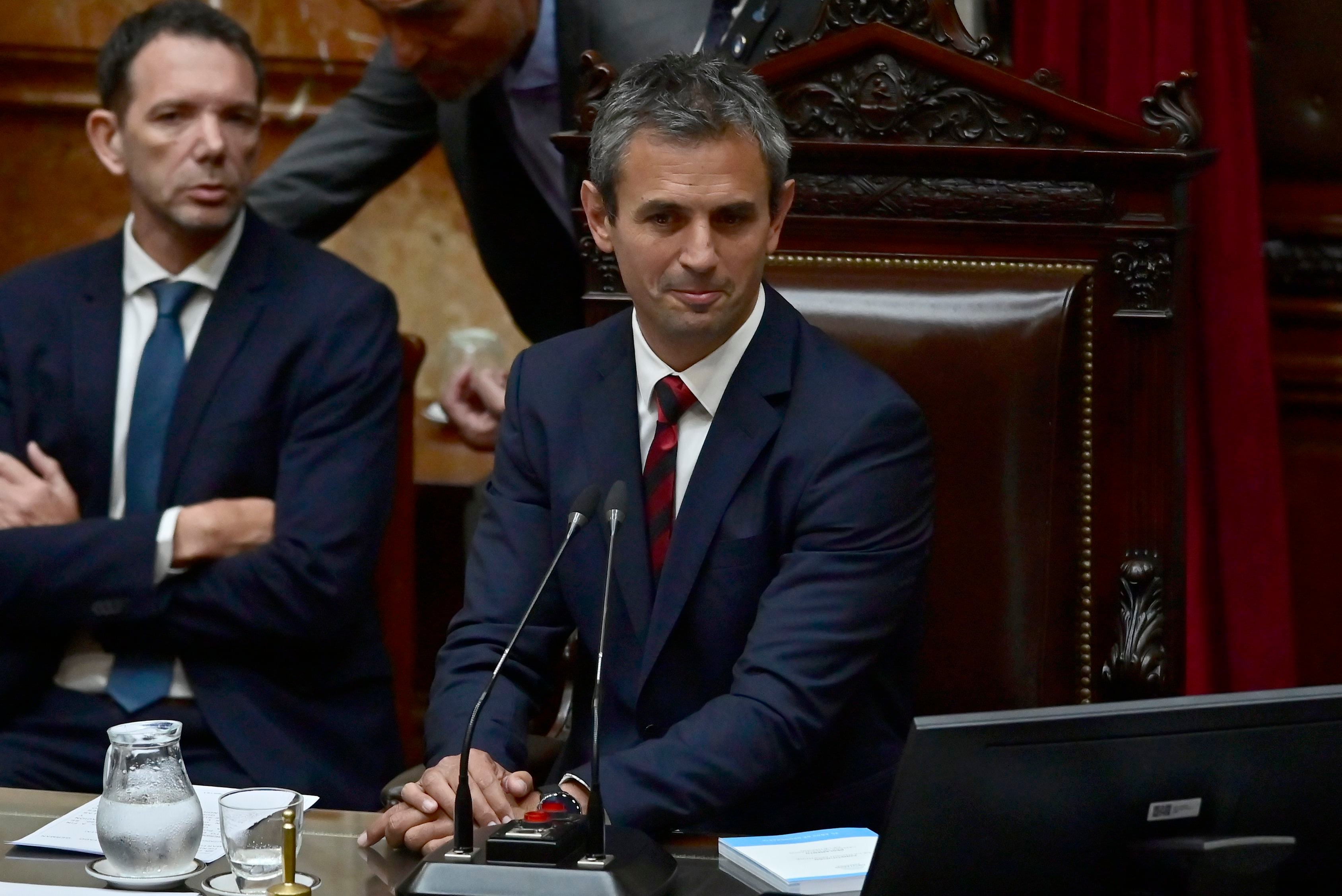 El presidente de la Cámara de Diputados, Martín Menem (EFE/ Matías Martín Campaya)
