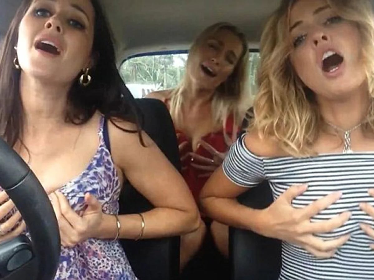 Las tres chicas sexys vuelven con más canciones dentro del auto - Infobae