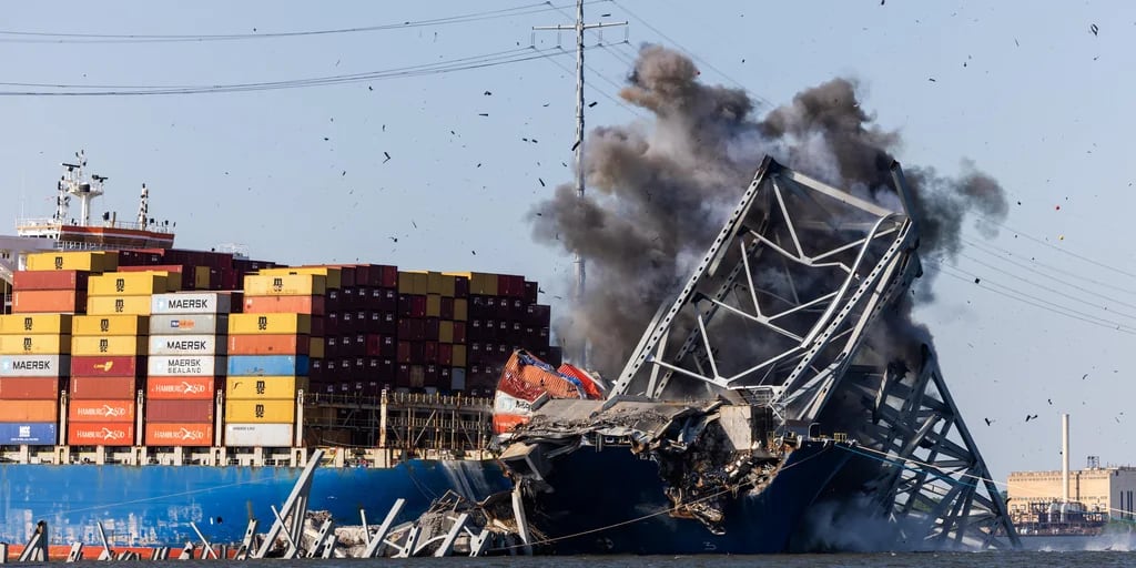 Colapso del puente en Baltimore: acusaron de “negligencia y mala gestión” a los propietarios del ‘Dalí’