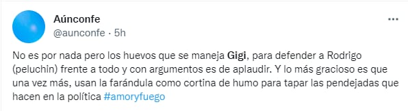 Gigi Mitre es aplaudida por defender a Peluchín.