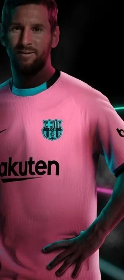 Camiseta Rosa del FC Barcelona para la Temporada 2020/21