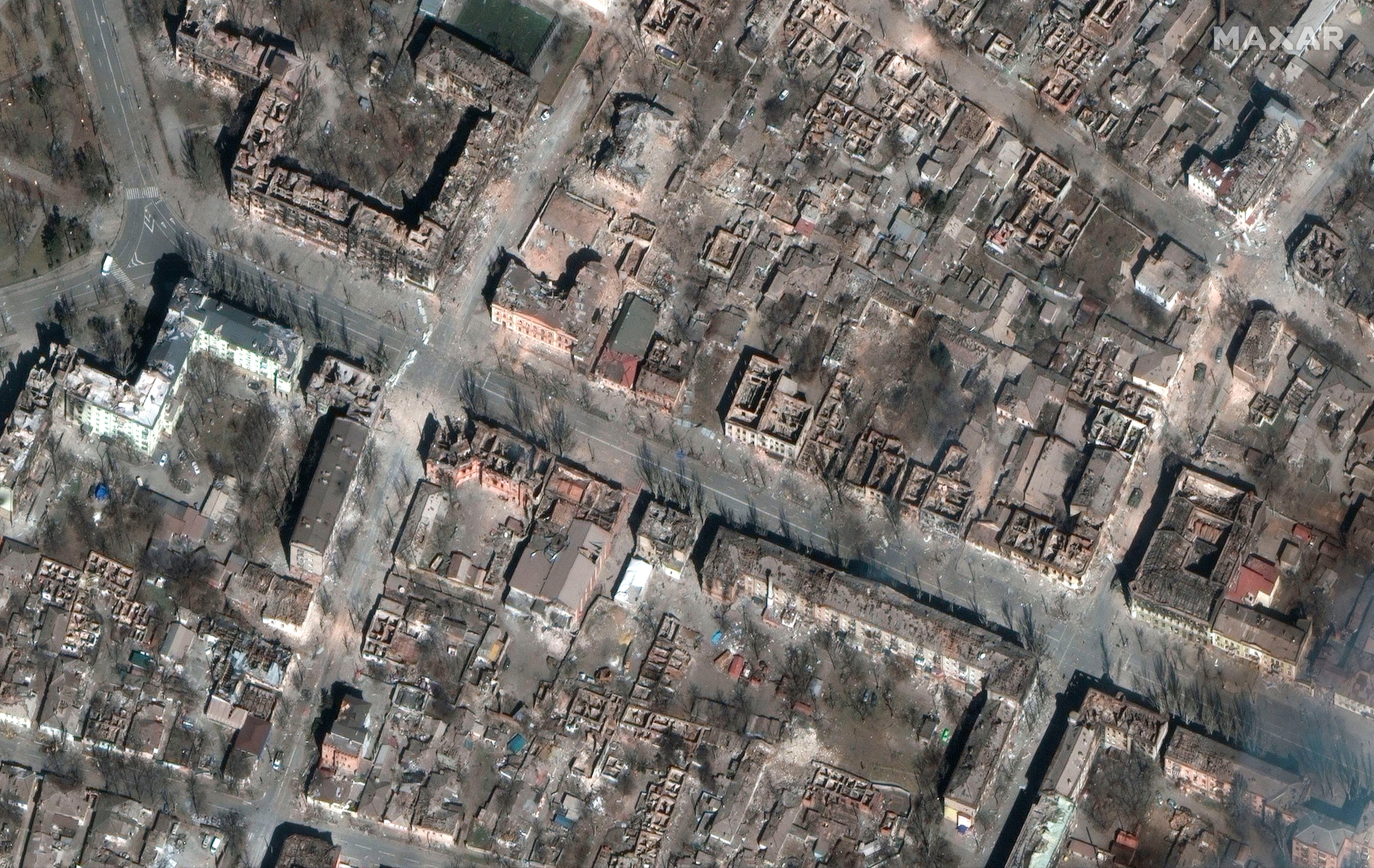 Mariupol Satellit - Krieg Russland Ukraine