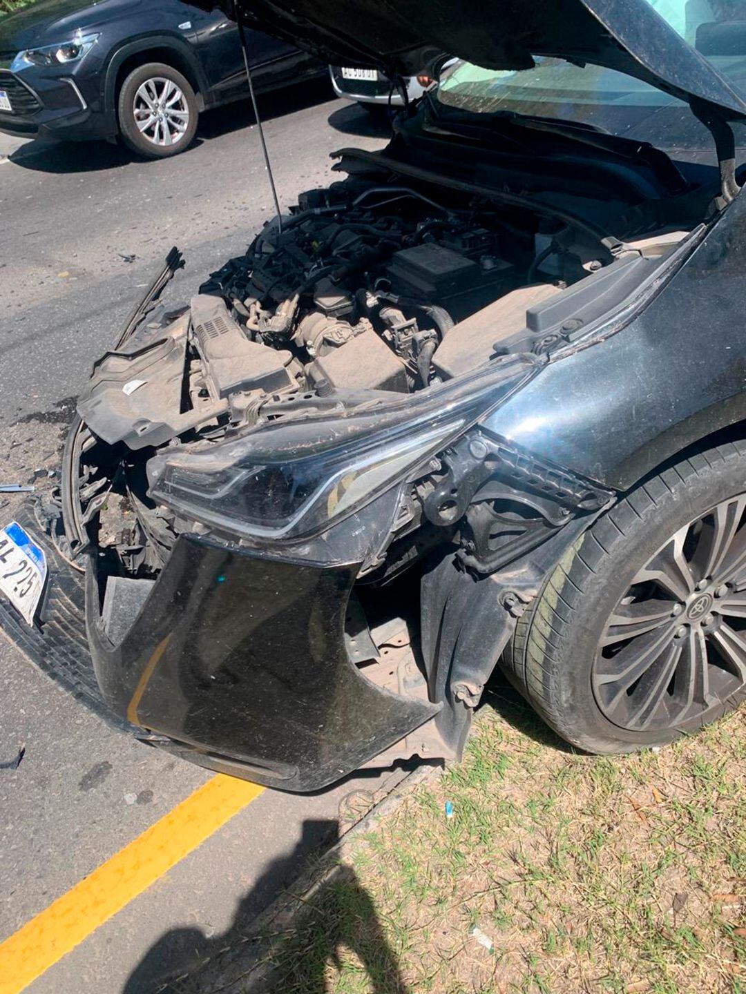 Las imágenes del accidente de Ricardo Bochini