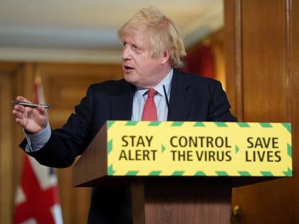 El Gobierno británico evalúa introducir puentes aéreos con ciertos países (Pippa Fowles/10 Downing Street/Handout via REUTERS)