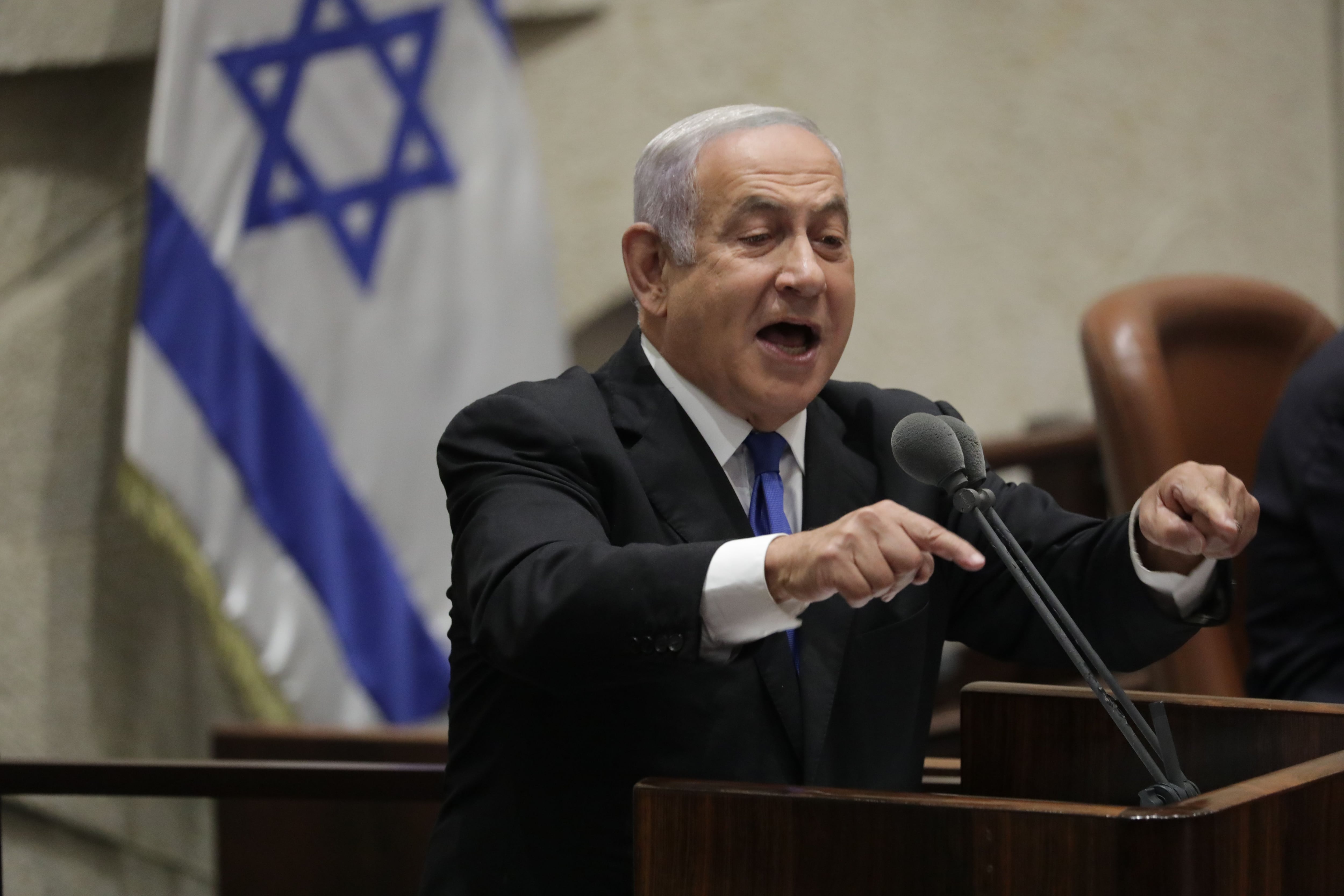 Benjamin Netanyahu, primer ministro de Israel (EFE/EPA/ABIR SULTAN) 